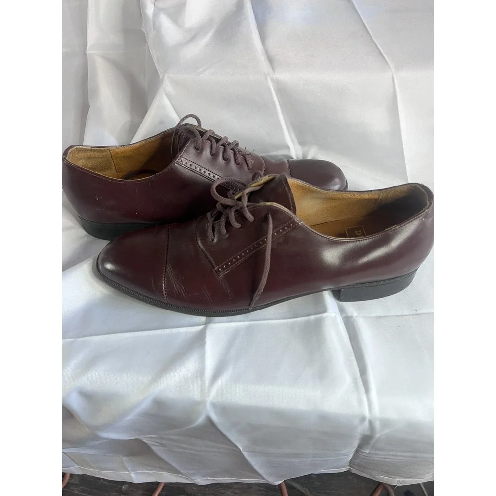 Dunbar Wingtip Brown Oxford Men's Dress Shoes Size‎ 9